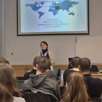 Wizyta prof. Salome Dundua z Tbilisi State University w AKSiM w Toruniu